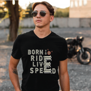 T-shirt impressa Born to...