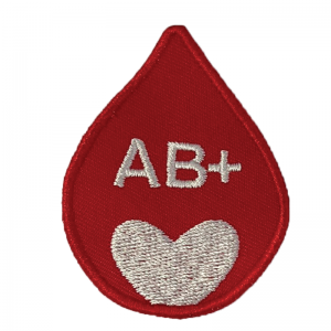 Drop of AB+ blood