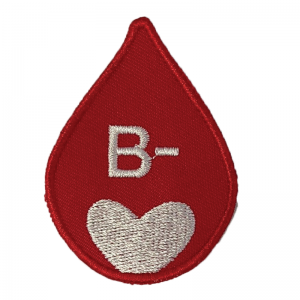 Drop of B- blood