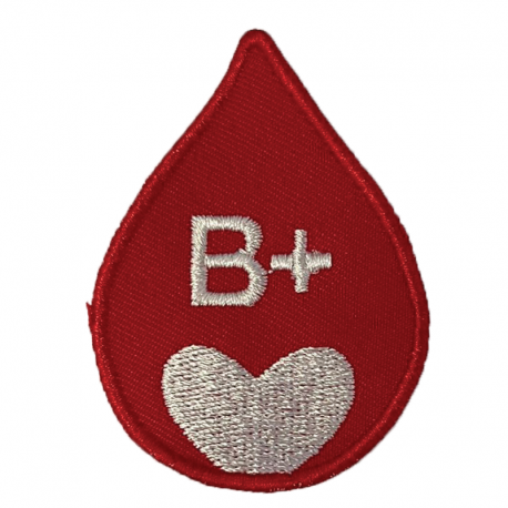 Drop of B+ blood