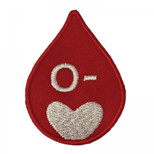 Drop of O- blood