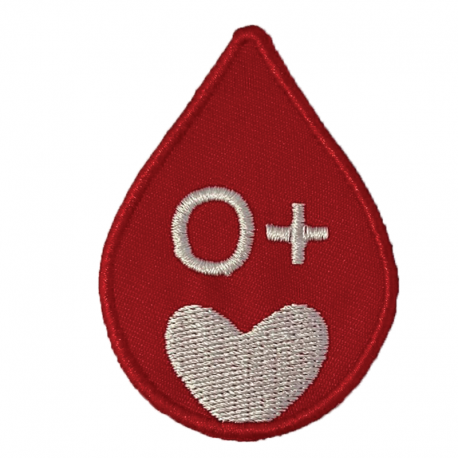 Drop of O+ blood