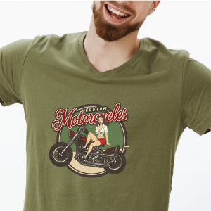 T-shirt impressa Motorcicle