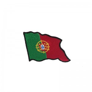 Portuguese flag in the wind